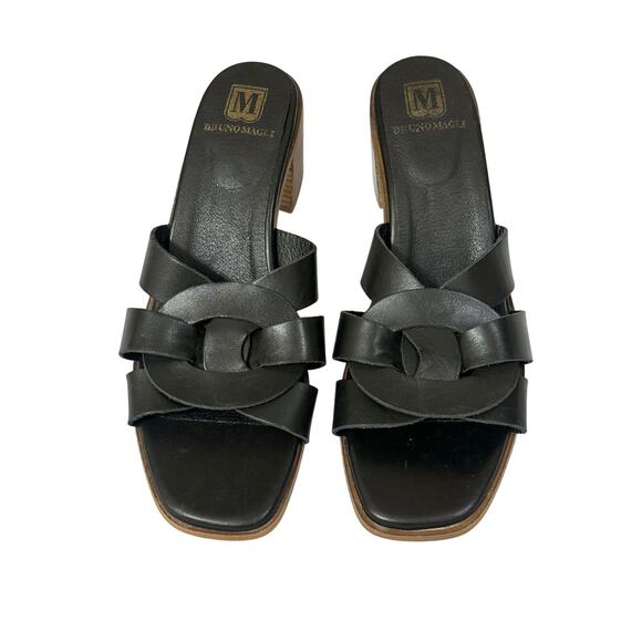 Bruno Magli Block Heel Sandals - Picture 2 of 9
